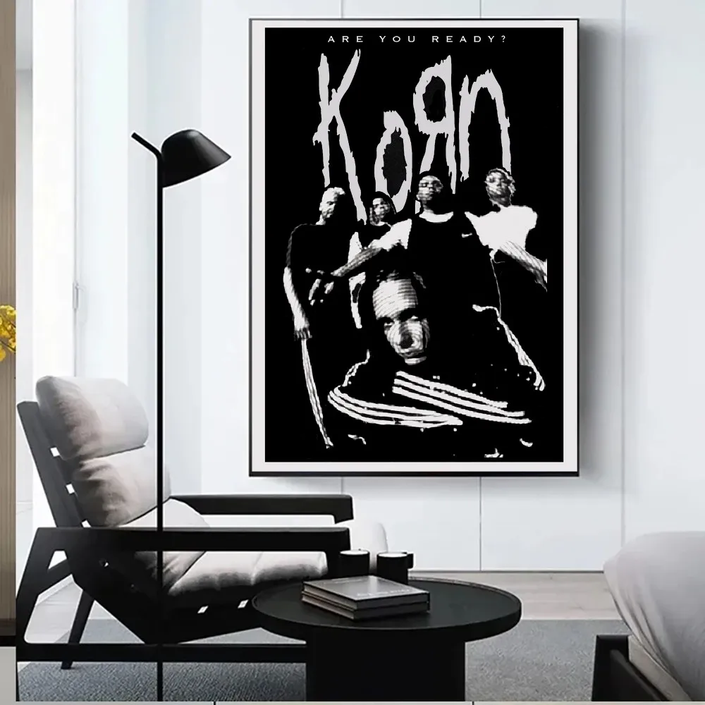 Музыкальный постер K-korn-Rock Band плакаты из крафт-бумаги винтажный настенная