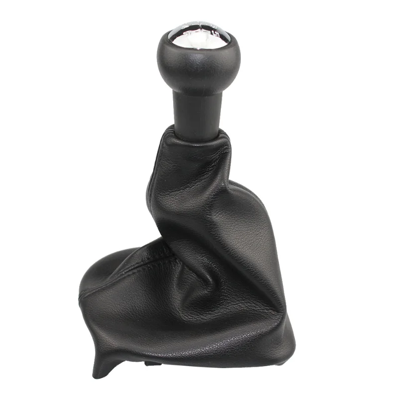 

5 Speed Gear Shift Knob Shifter Boot For Peugeot 307 Car Accessories