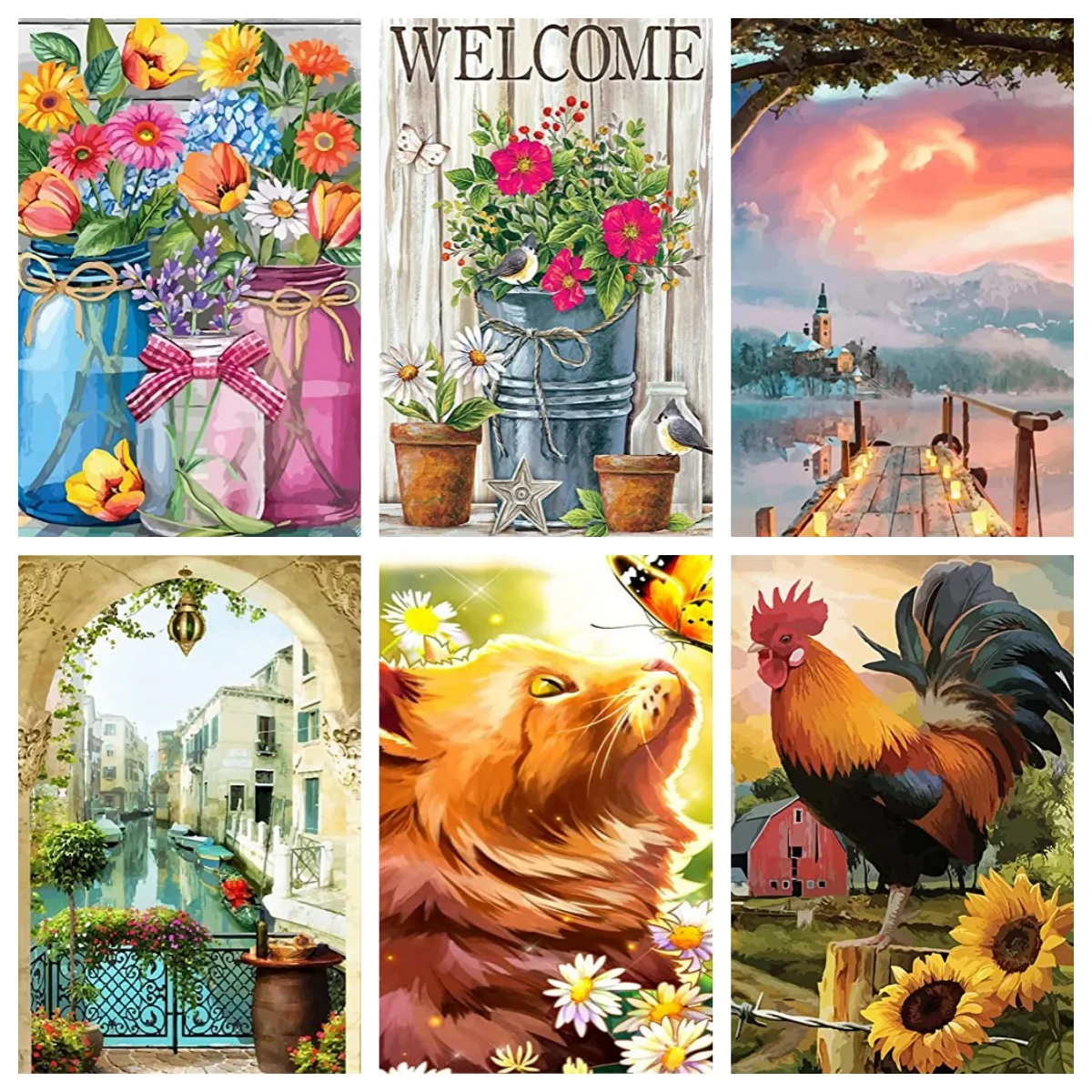 

DIY Painting By Numbers Kit Kids Image Paint By Numbers Hand Oil Painted Coloring By Numbers Unique Gift For Children