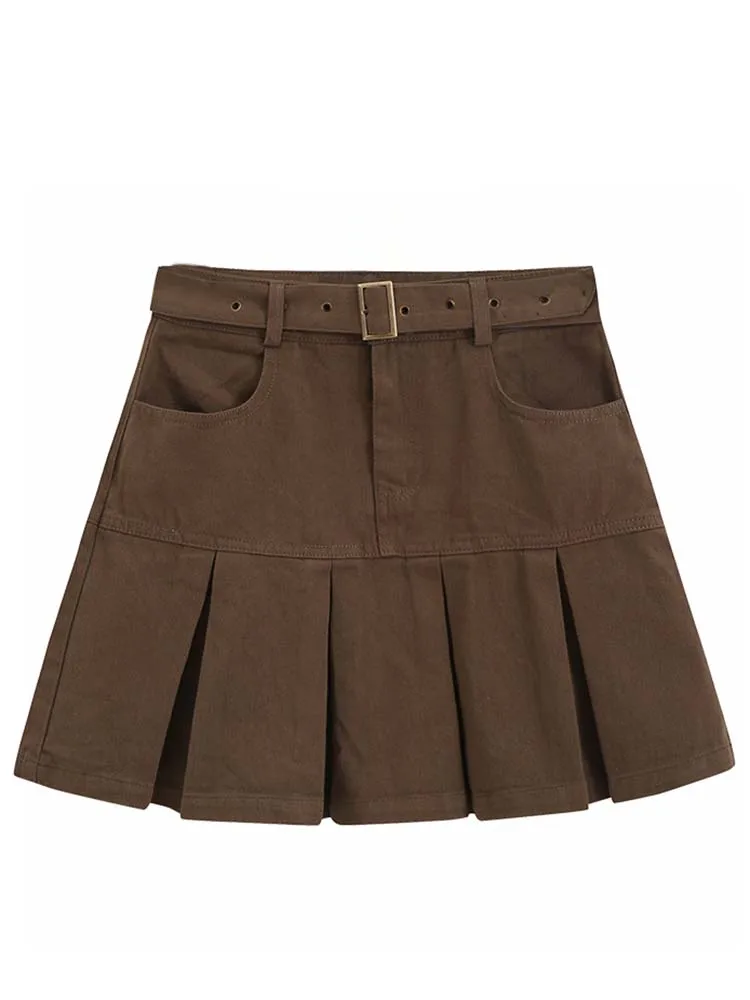 

Y2K Harajuku Chic Mini Party Pleated Skirts Girl Women Sexy High Waist A-Line Short Skirt Ins Street Korean Fashion Ladies