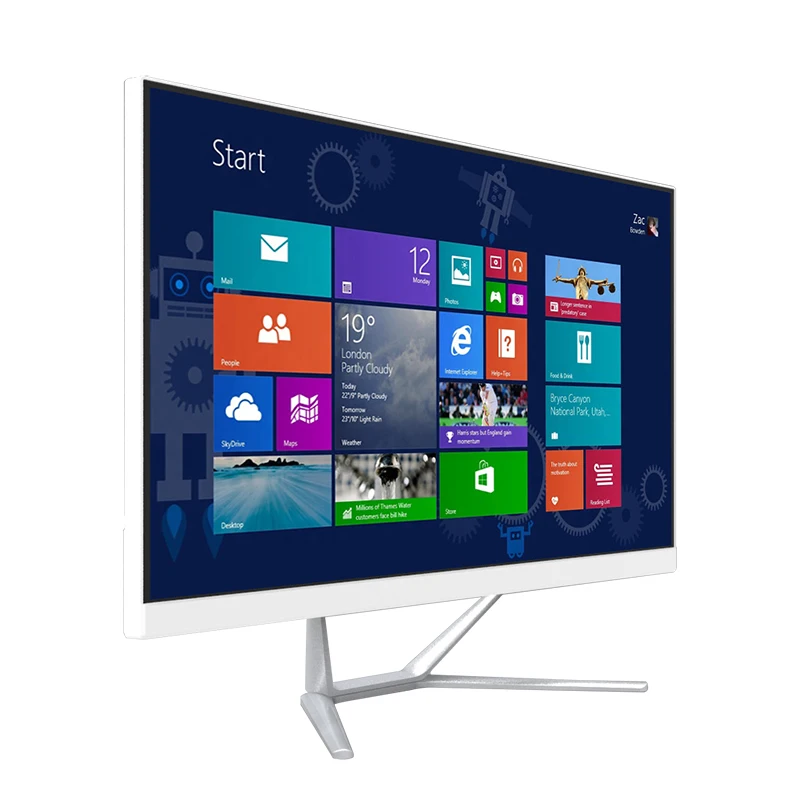 

Customized 21.5 23.8" Amd R-yzen 5 Quad Core Aio Pc Ultra Thin All In One Desktops Pc