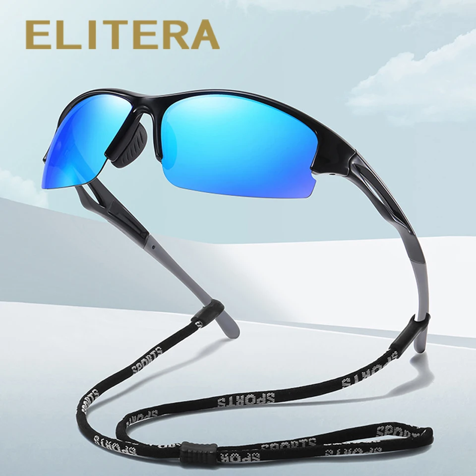 

ELITERA Men's Sunglasses Polarized Photochromic Driving Protect UV Ray Sun Glasses For Men Brand Eyewear Black Shades