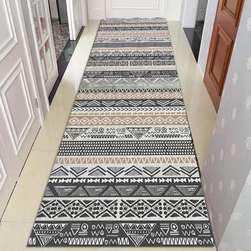 

Long Persian Carpet Vintage Home Hallway Carpet Living Room Bedside Bedroom Area Rug Hotel Aisle Corridor Rug Entrance Anti-skid