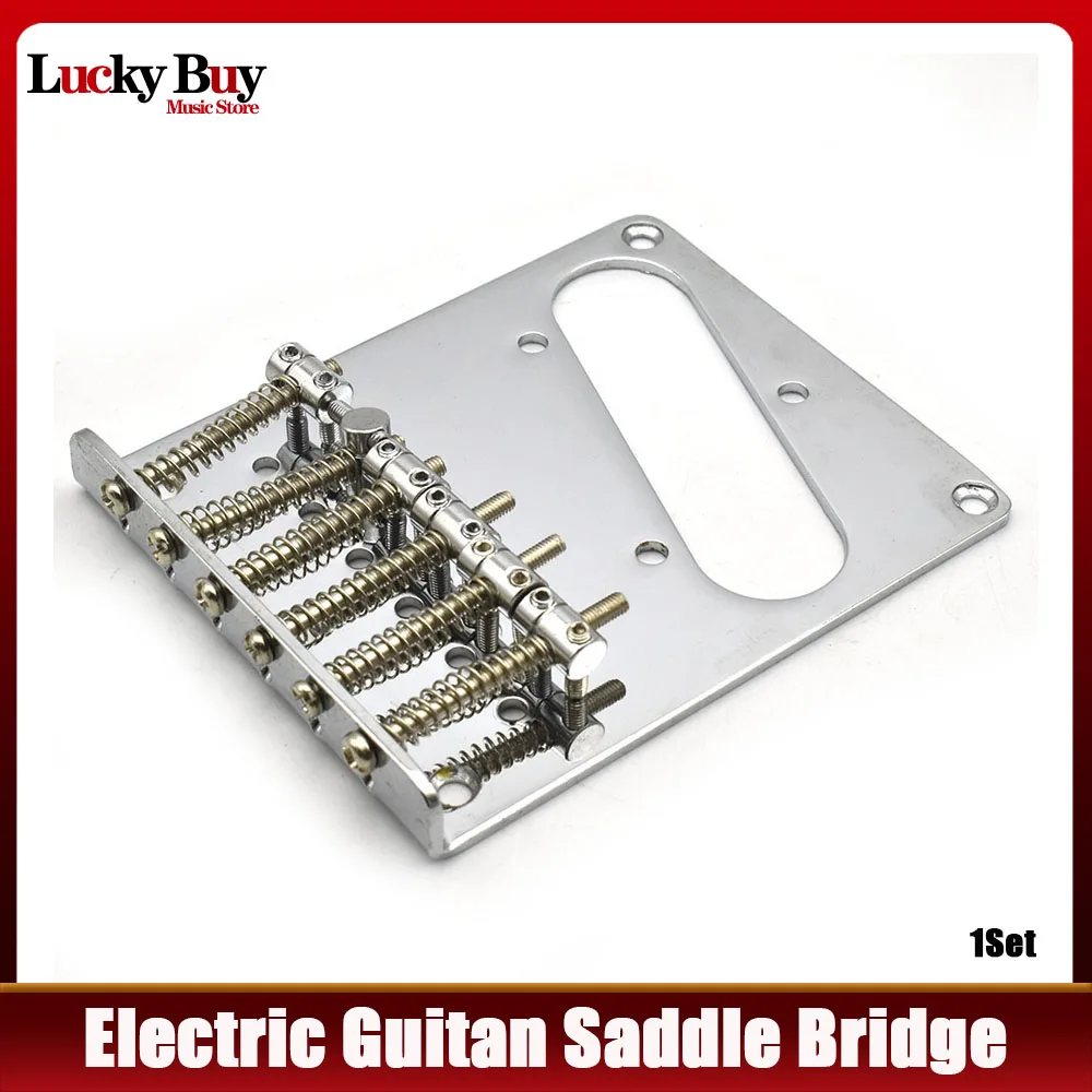 

6 Saddle Guitar Bridge for TL Electric Guitar Replacement Adjustable Parts Musical Instruments Parts