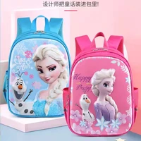 2022 disney frozen school bags for girls elsa anna sofia kindergarten primary school student shoulder backpack kids gift mochila