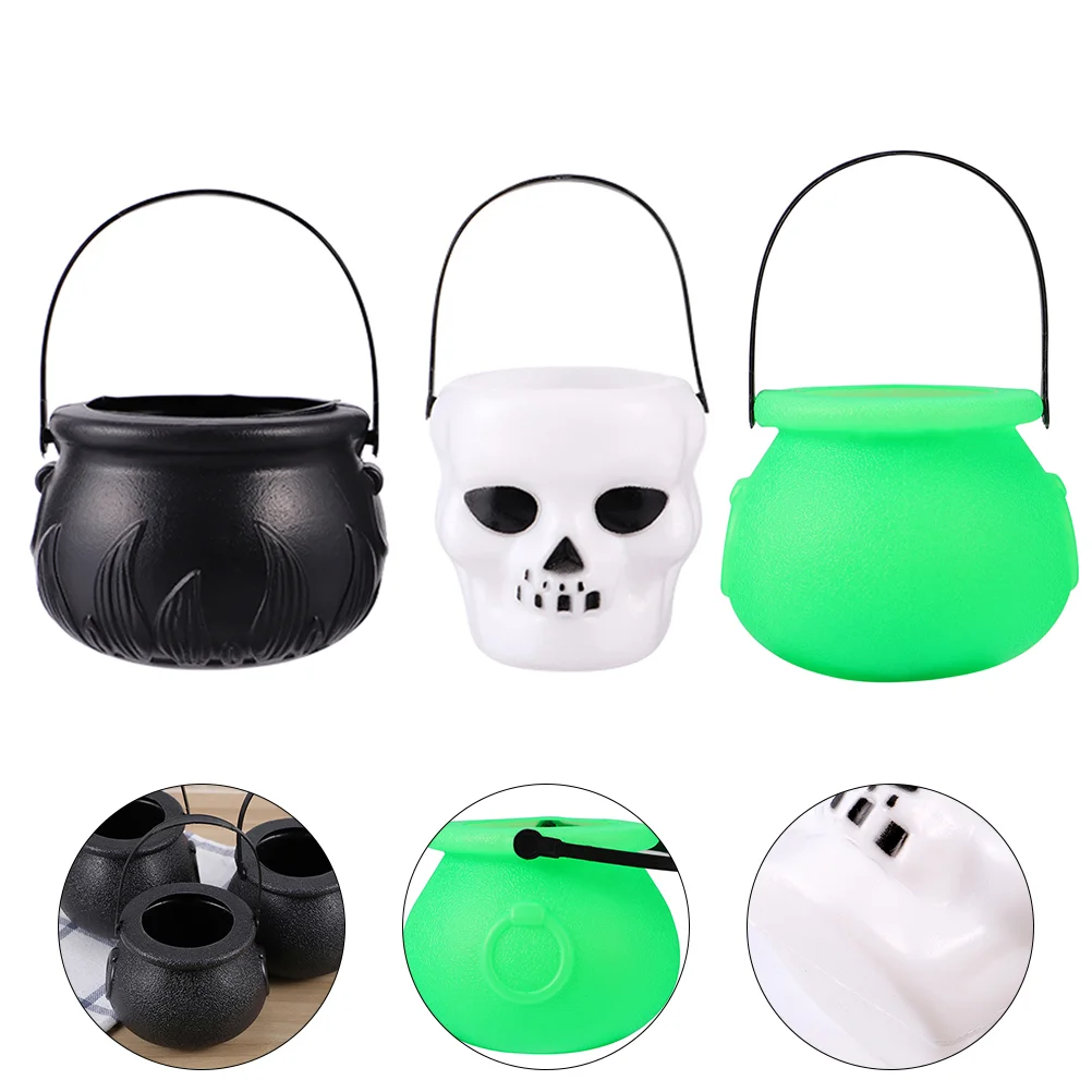 

12pcs Witches Cauldron Party Decoration Bucket Supplies Decor