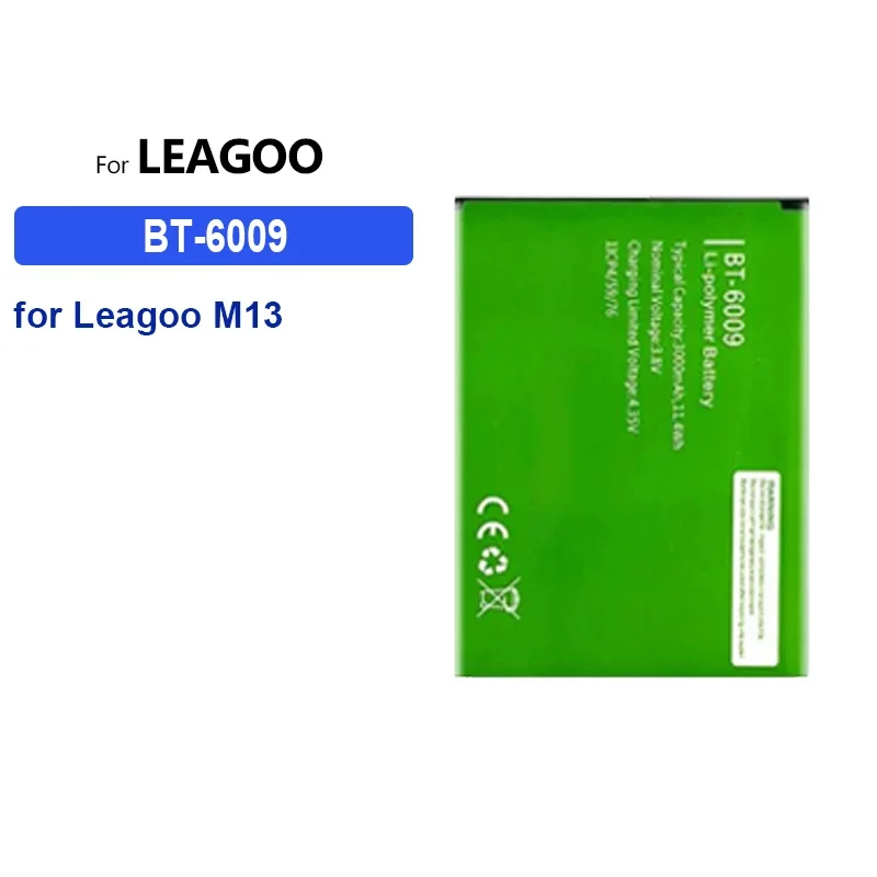 Сменный аккумулятор BT-6009 емкостью 3000 мАч для Leagoo M13