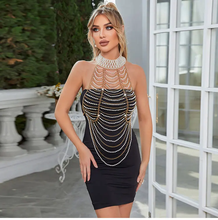 Новинка 2023 взрывобезопасная Женская шаль ручной работы с жемчугом многослойный