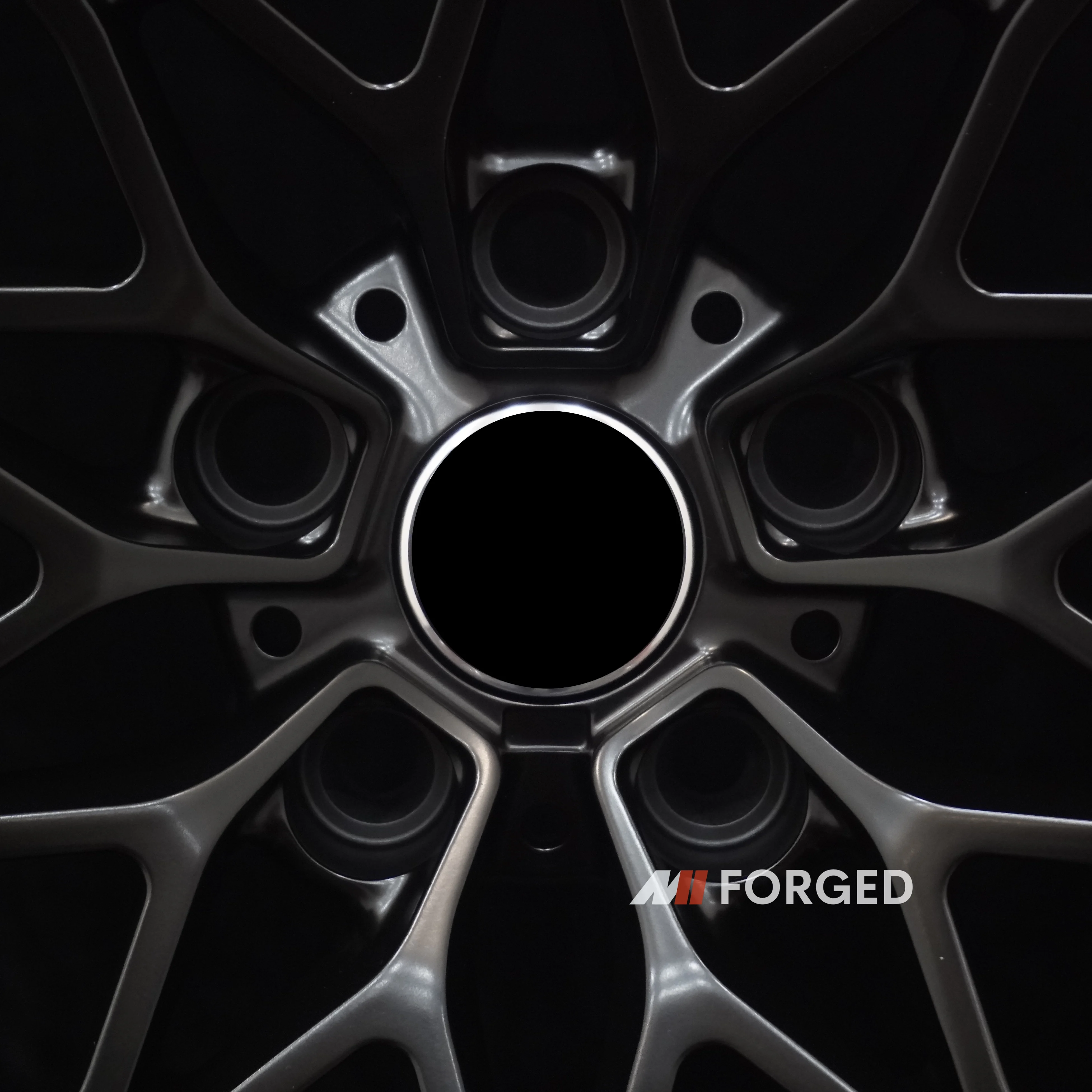 Фото Кованые вогнутые диски MN матово-черные 1000M 5x120 5x112 для BMW M2 F80 F90 E46 E92 M3 M4 G20 G30 G80 330i M340i 540i M550i Новинка №4