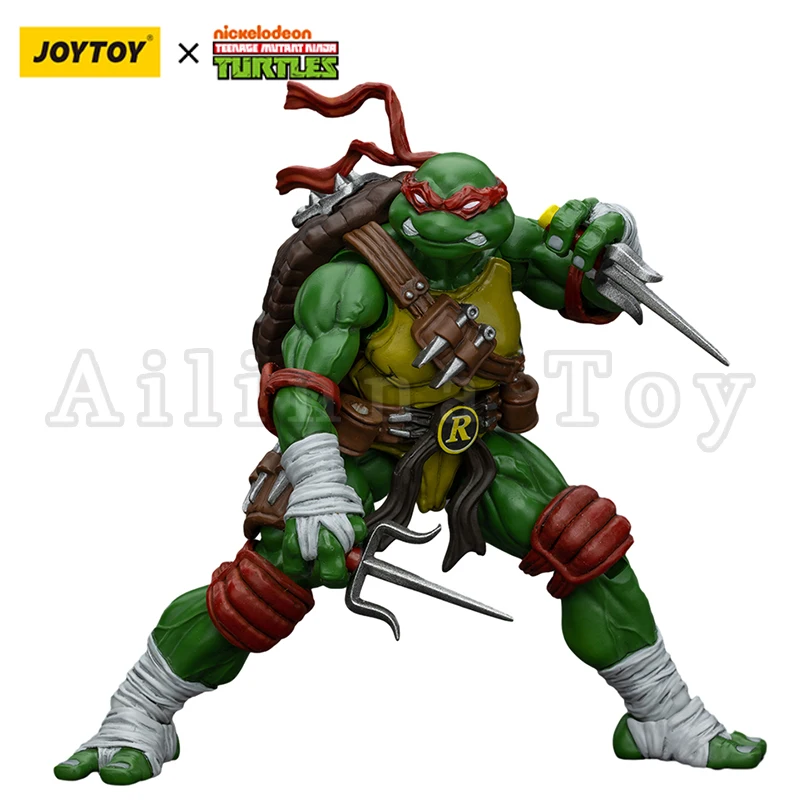 Фото [PRE-ORDER] JOYTOY 1/18 Фигурка Черепашки-Michelangelo Donatello Leonardo Raphael Перевыпускная версия Аниме-игрушка №4