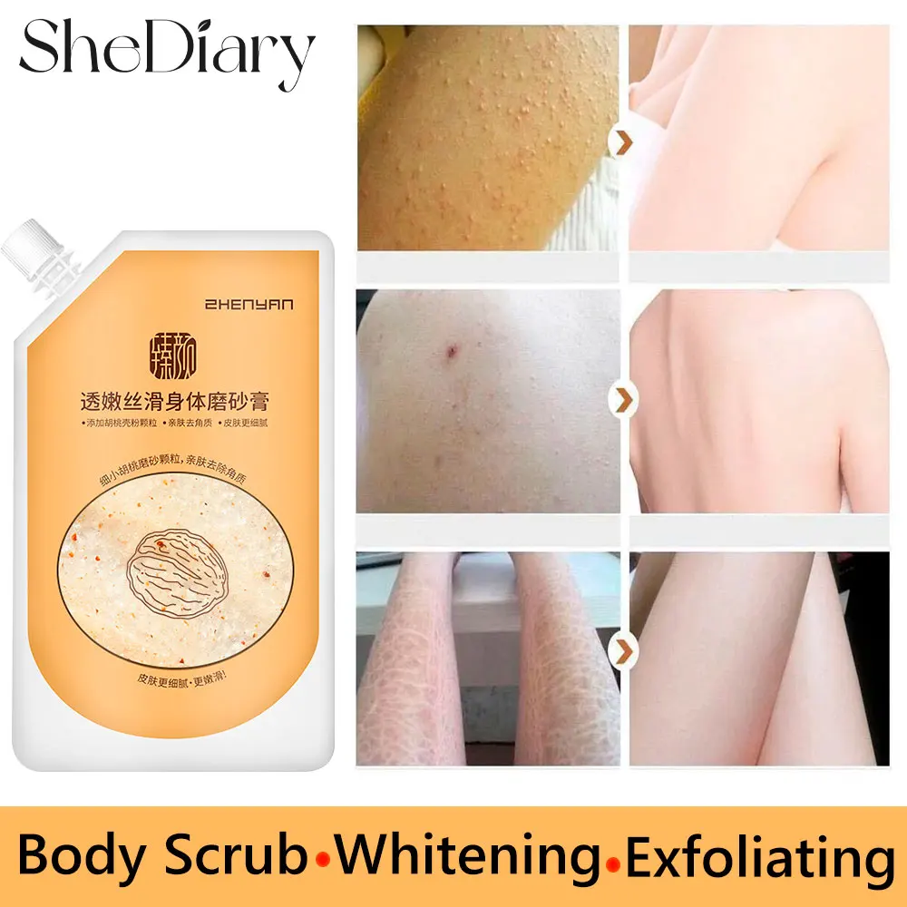 

Body Scrub Hydrating Moisturizing Cleaning Softening Chicken Skin Keratin Rubbing Mud Scrub Skin Care Product Beauty Health 200g