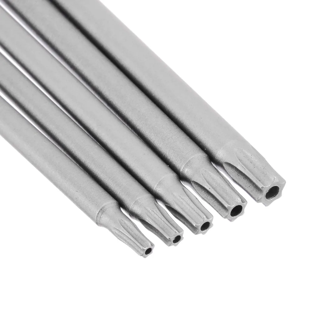 5 шт. 150 мм длинные магнитные электрические отвертки Torx набор бит