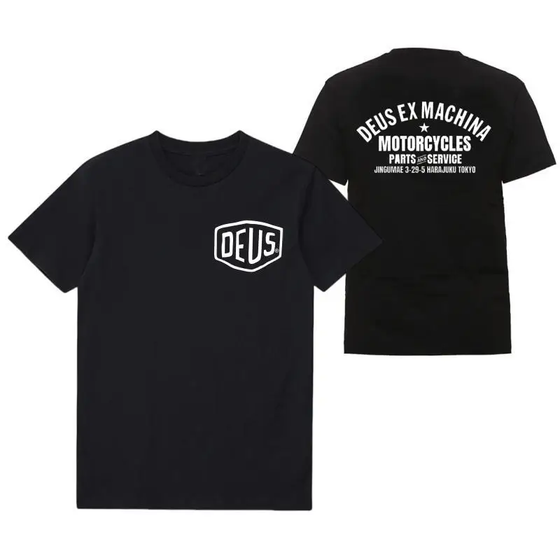 Лето 2022 новинка DEUS EX MACHINA мужская и женская футболка в стиле ретро Y2K повседневная