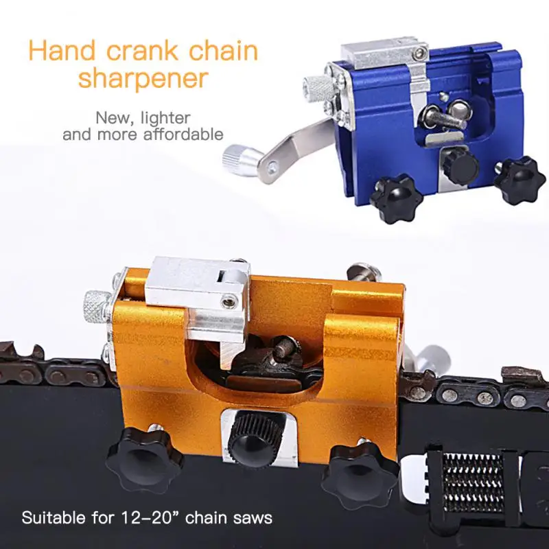 

Portable Chainsaw Sharpener With 3 Sharpening Heads Manual Chainsaw Chain Sharpening Gasoline Chainsaw Sharpening Repair Tools