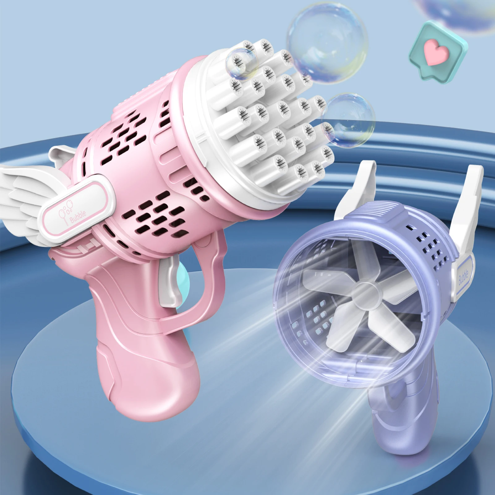 

Bubble Guns For Kids Bubble Blower Machine 2022 Upgrade Toy Bubble Blaster Bubble Guns With Fan Automatic Bubble Blower For Kids