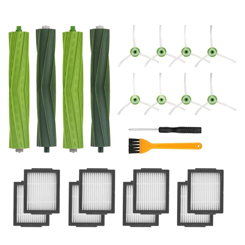 

22PCS Rolling Brush Hepa Filter Side Brush For Irobot Roomba I7 E5 E6 I Series Robot Vacuum Cleaner Replacement