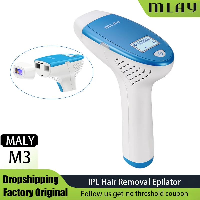 MLAY Laser Epilator M3 Original Hair Removal Machine IPL Face Body Bikini Home Depilador Electric Shaving Trimmer Dropshipping