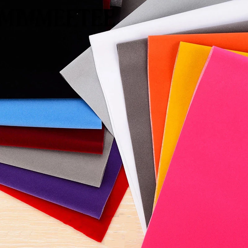 

1PC Self-adhesive Flannel Fabric Velvet Packing Materials DIY Gift Package Jewelry Box Lining Accessories