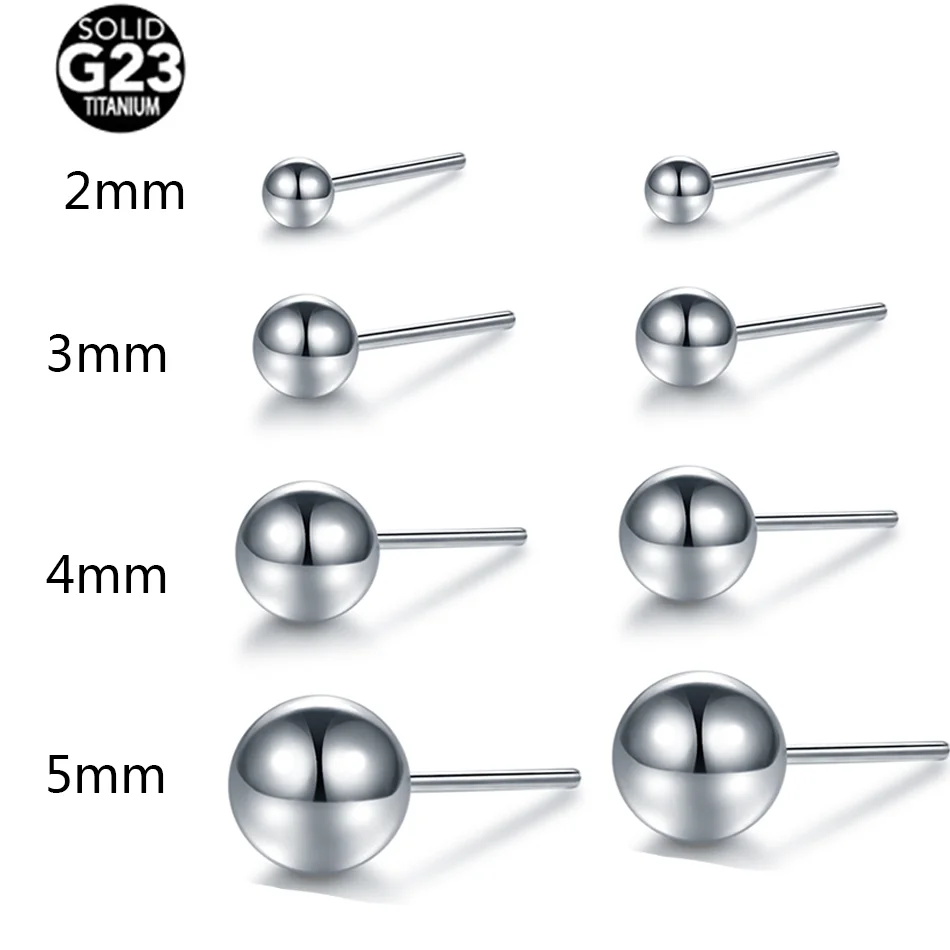 

10pcs Titanium Threadless Ends Push Pin Top For Labret Stud Lip Tragus Daith Earring Piercing Nose Studs Piercing Body Jewelry