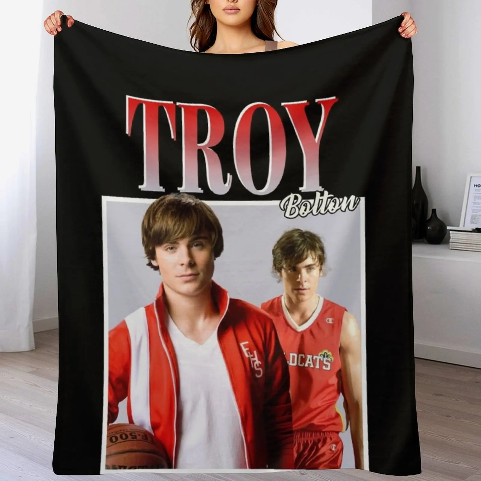 Troy Bolton флисовое одеяло для ребенка
