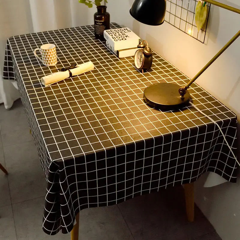 

European style tablecloth waterproof and oil resistant fabric art advanced sense tablecloth