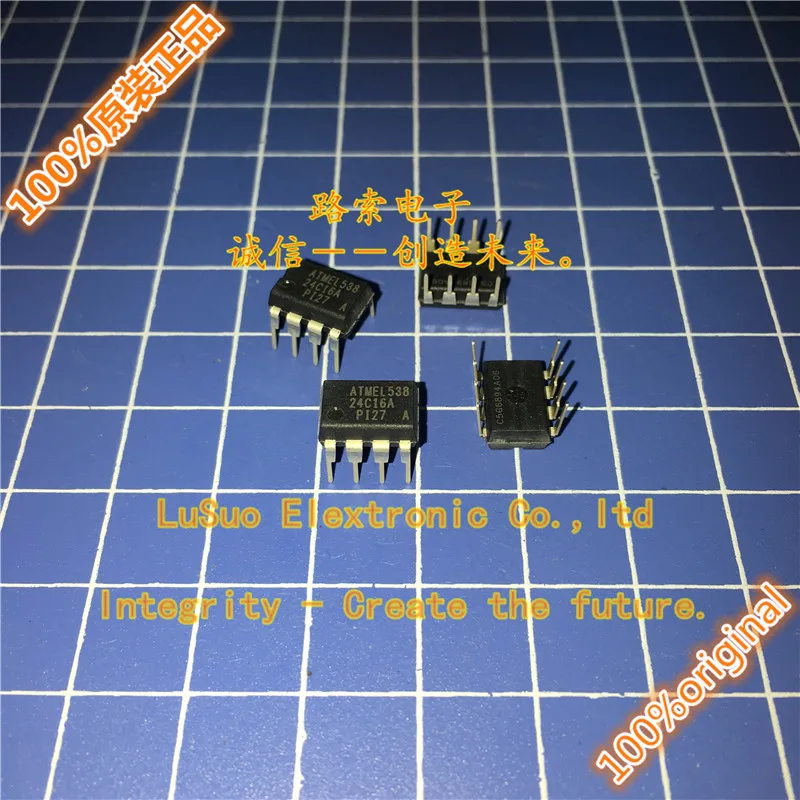 

30pcs original new AT24C16A AT24C16 in-line DIP-8