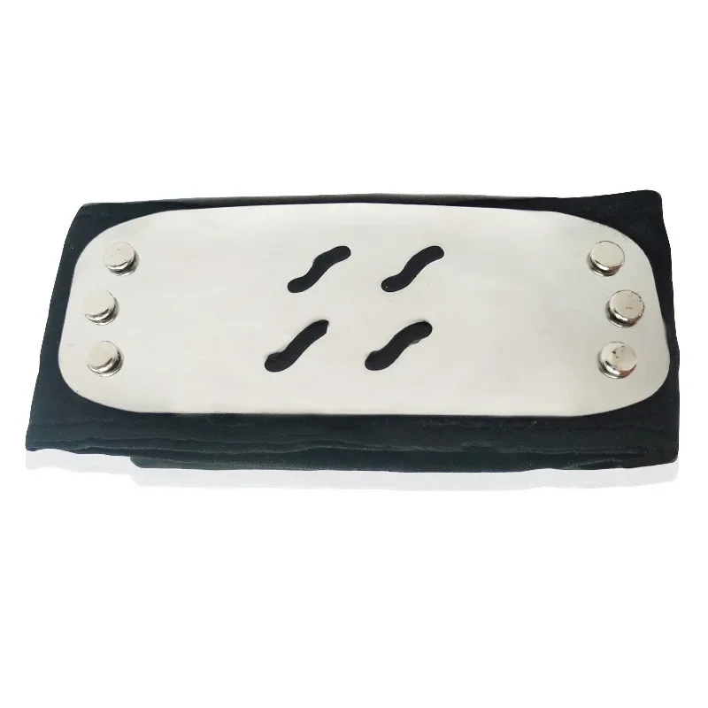 Фото Anime Costume Naruto Headband Kakashi Orochimaru Jiraiya Yakushi Kabuto Forehead Belt Figurines Boys Cosplay Prop Party №3