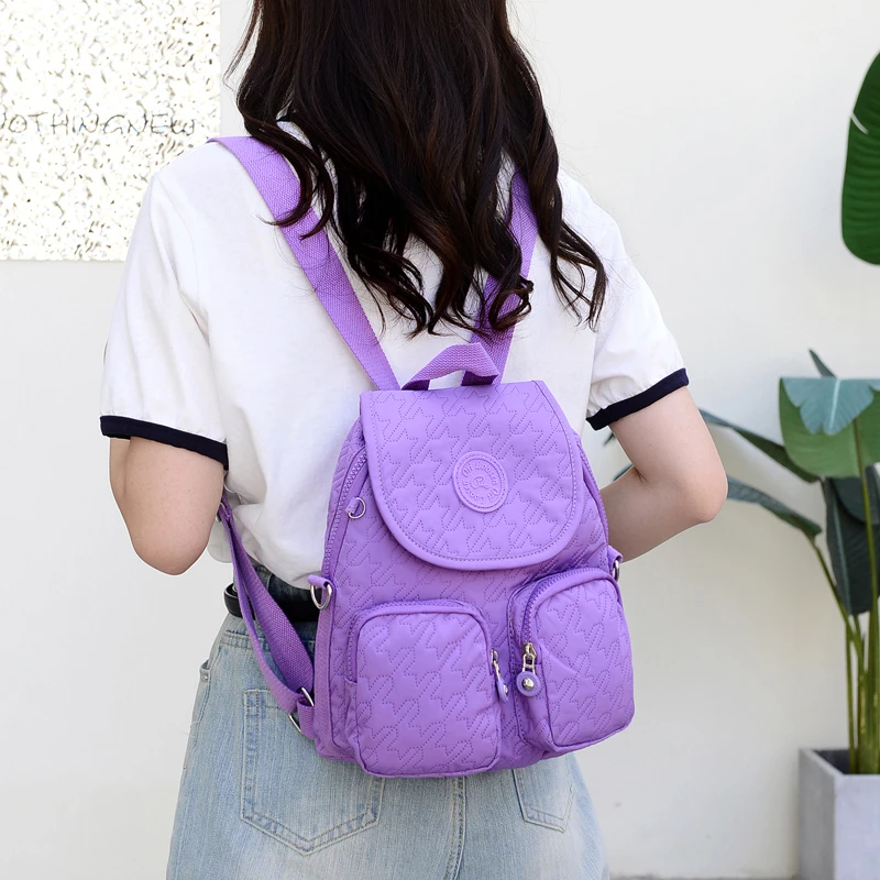 

Женские рюкзаки 3 в 1, сумки для женщин, дизайнерские школьные рюкзаки для девочек, нейлоновый водонепроницаемый рюкзак, Высококачественная ...