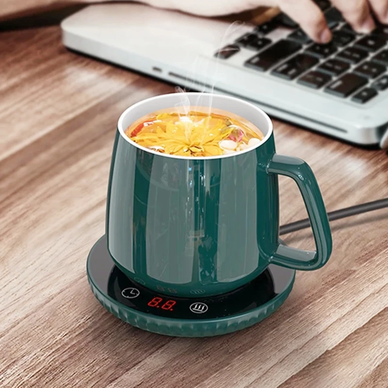 

Mug Heated Coffee Warmer Home Heater Electric House Cup Usb Kitchen Appliances Appliance Boiler Tea Bowl Water Maker Food Hot
