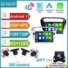 Автомагнитола для Peugeot 301 2013-2018, DVD, видео, стереопроигрыватель, GPS, мультимедиа, 8GB-RAM, 128GB-ROM, Android 11 CARPLAY