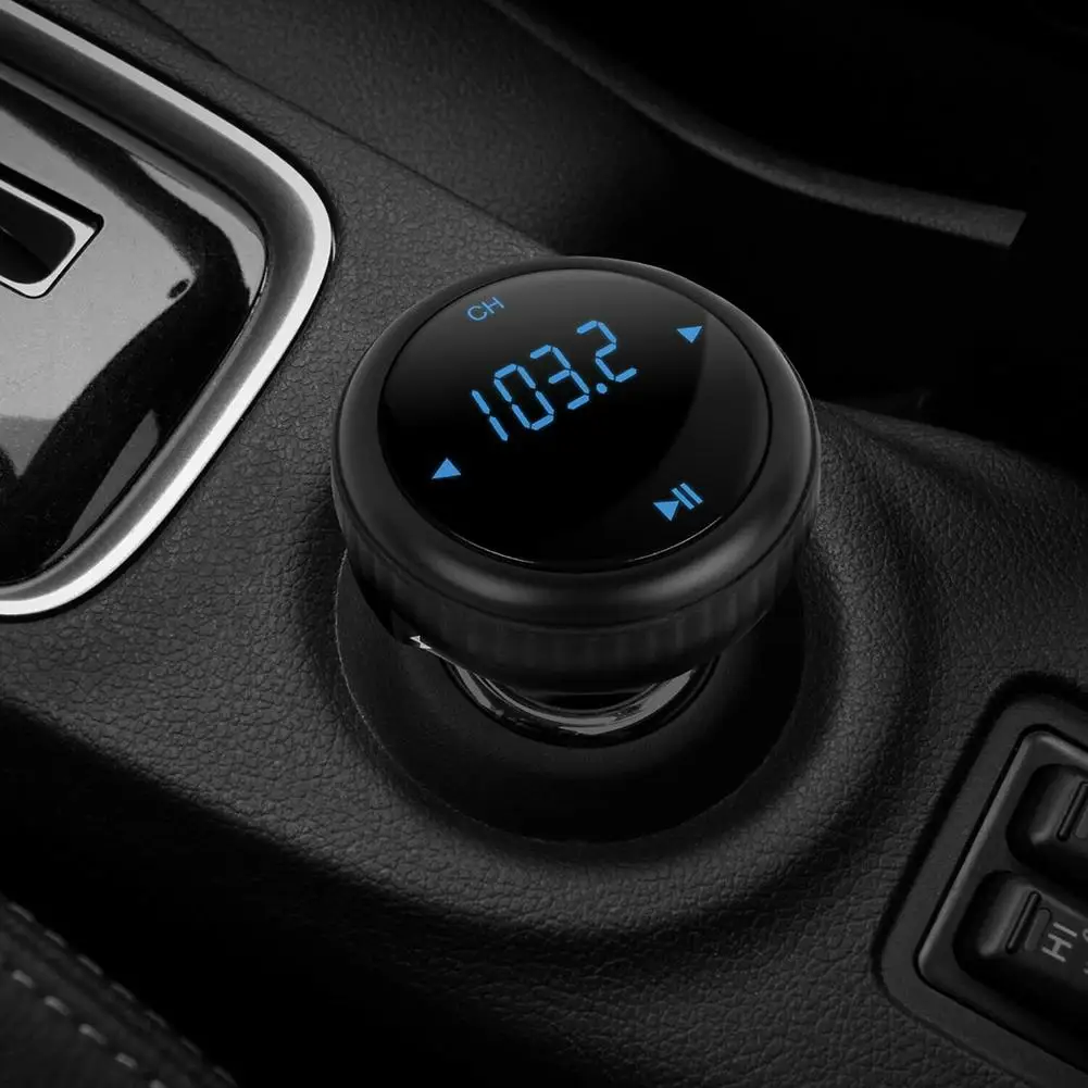 

Quick Charge 3.0 Wireless V4.2 Car Smart FM Transmitter Radio Adapter Usb Charger With Clear Handsfree Calling Microphone