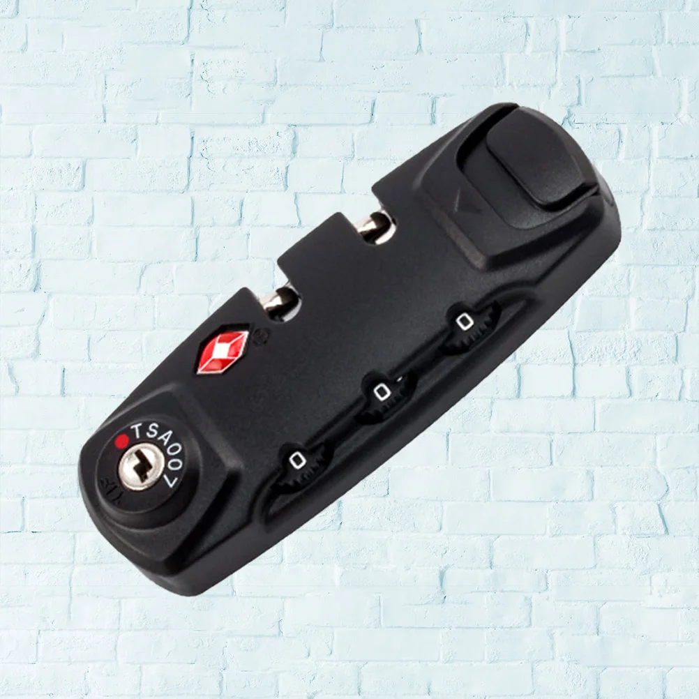 

1Pc Customs Lock Password Lock Fixed Safety Lock Zipper Bags Lock Lock Accessories for Trip