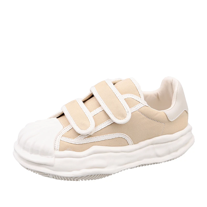 

2022 New Autumn Ladies Casual Shoes Fashion Flat White Shoes All-match Thick-soled Lightweight Running Women's Canvas Shoes