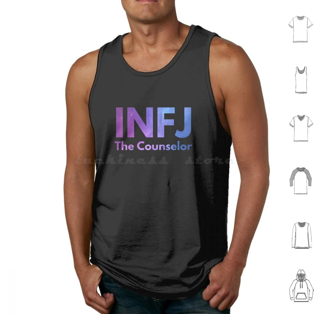 

Infj The Counselor Galaxy Indigo Black ( Mbti ) Tank Tops Vest Sleeveless Infj Infjs Infj The Counselor The Counselor