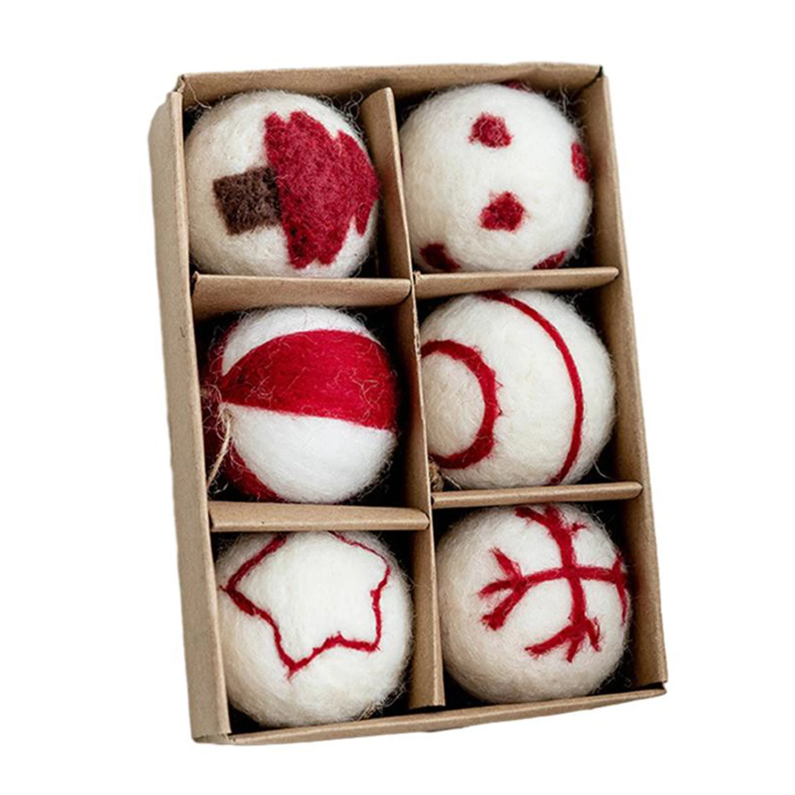 Шерстяной фетр снежинка украшение для рождественской елки шар сделай сам