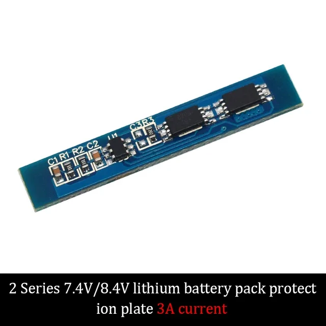 (50 шт./партия) PCM для 18650 литий-ионной литиевой батареи 1S 2S литий-ионная BMS батарея