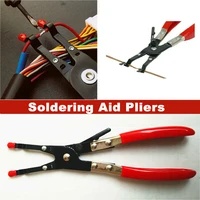 universal soldering aid pliers tool hold 2 wires whilst soldering hand weld tool car repair tool