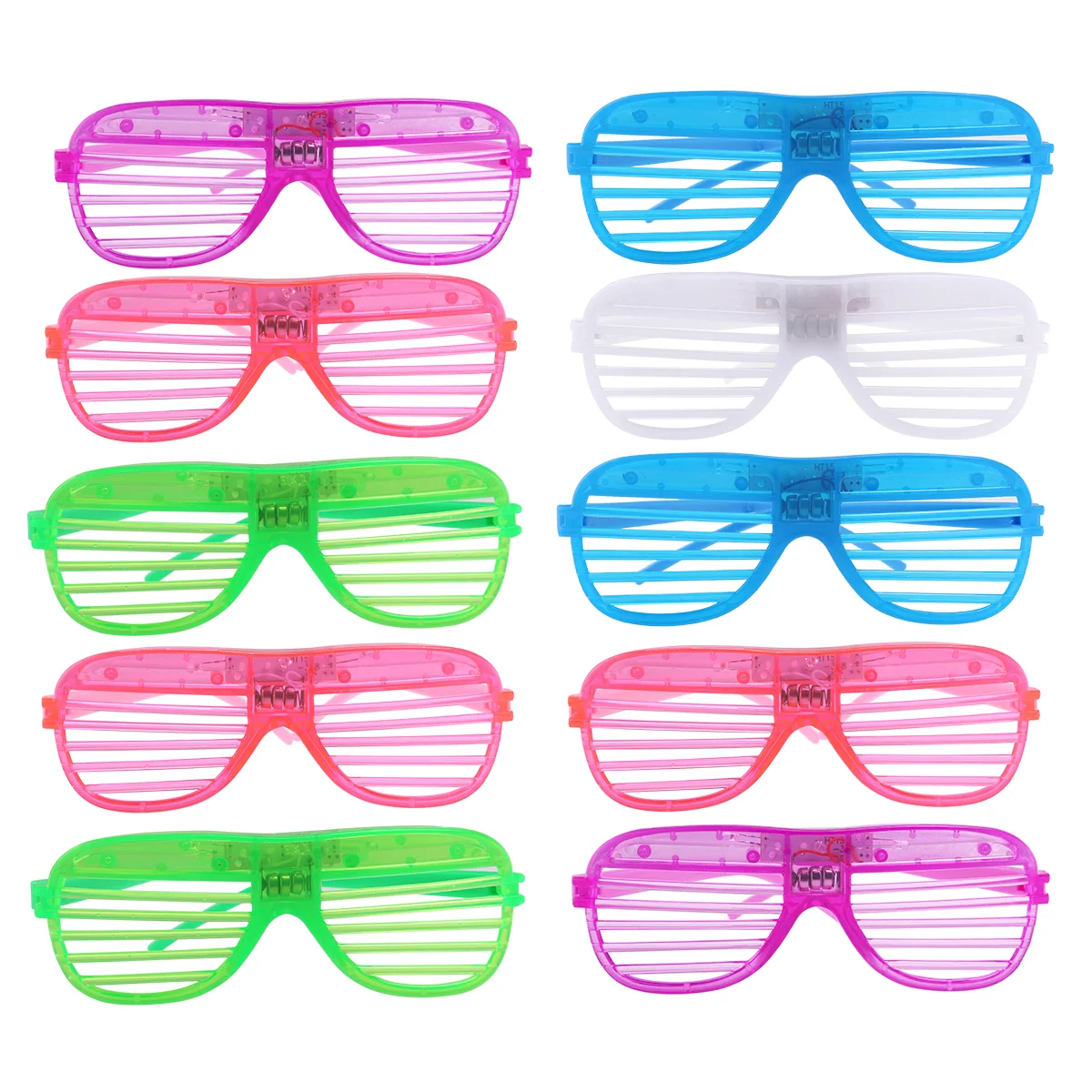 

Glasses Led Party Up Grid Glow Flashing Light Supplies Toys Sunglasses Neon Favors Cosplay Eve Glassses Decorations Halloween