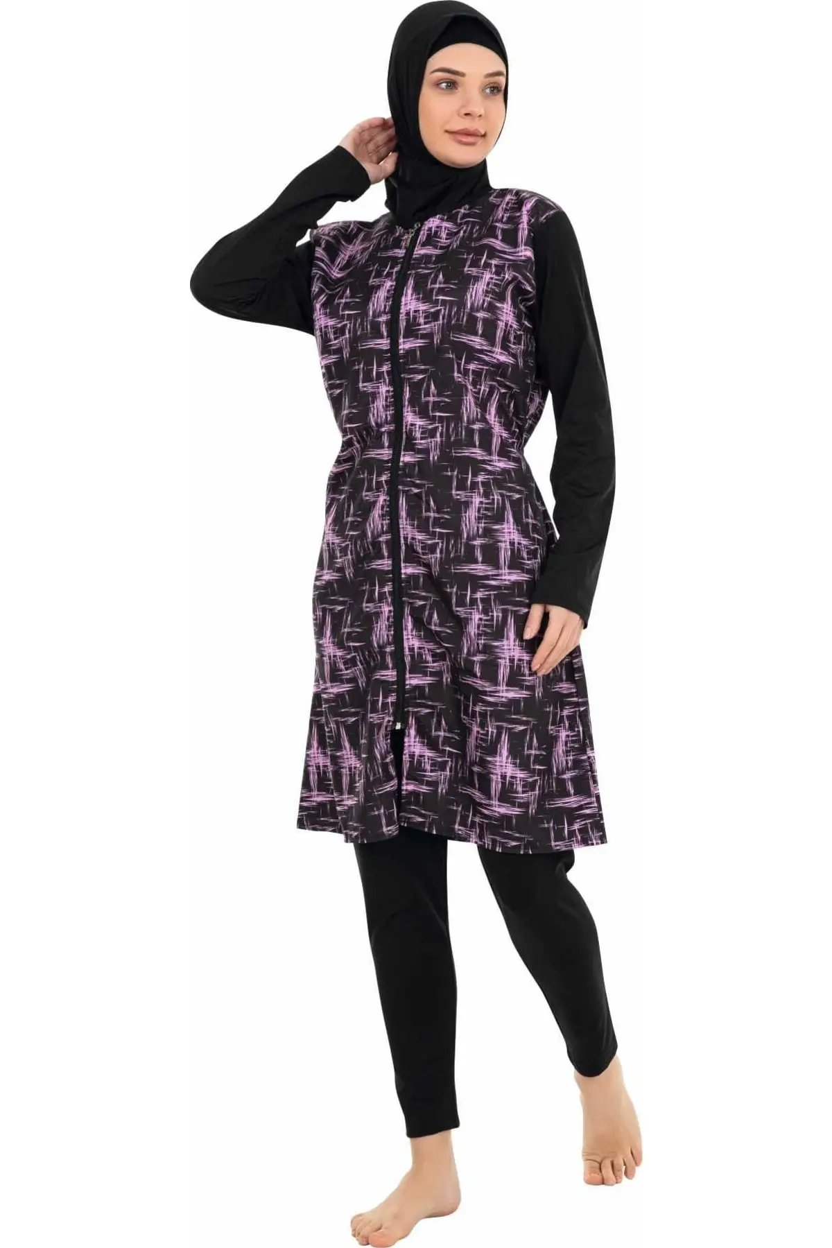 

Muslim Burkinis Swimwear Modest Summer Clothing Hijab Sport Swimsuit Islamic Full Cover Swimwear