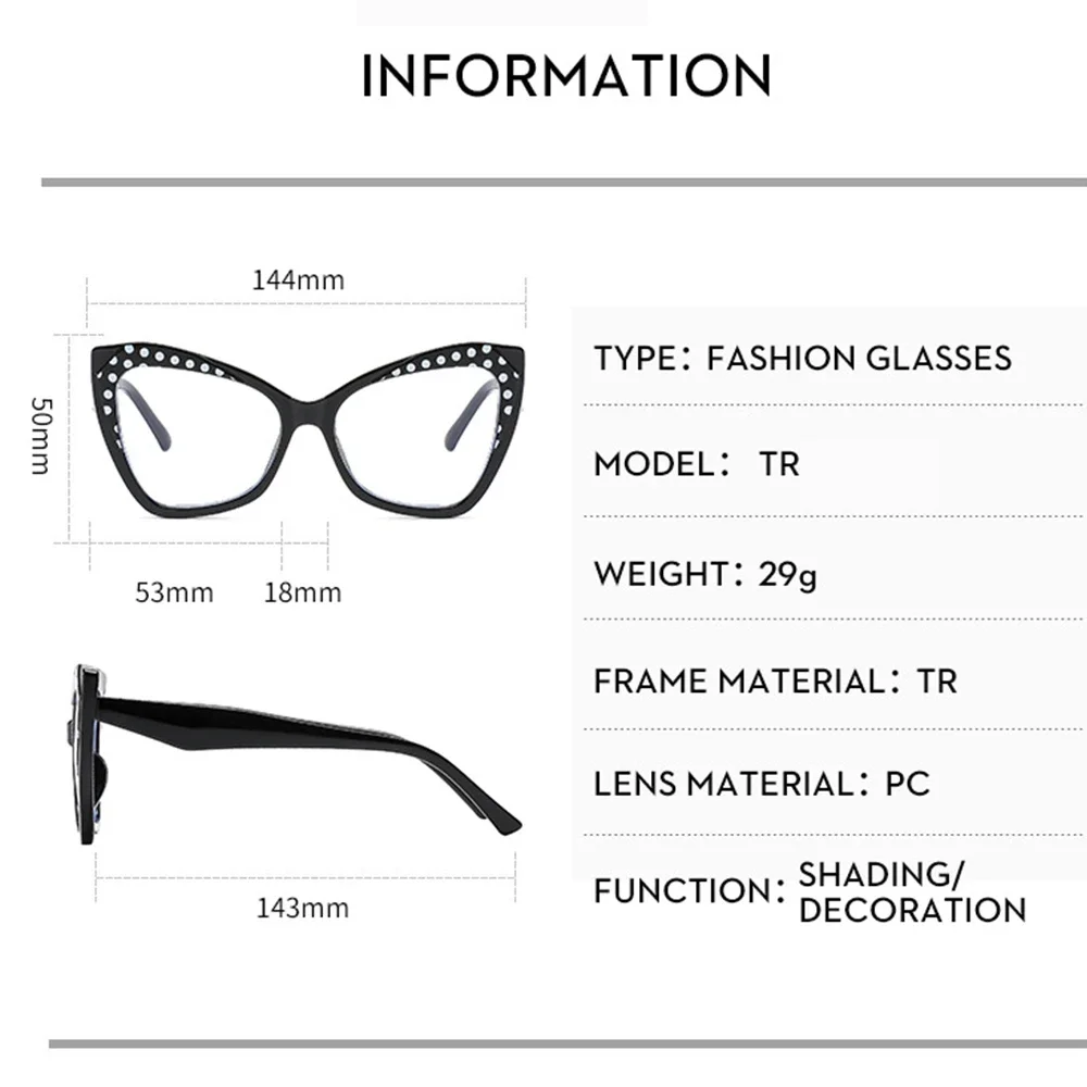JNPCXI TR90 красочная Женская оправа для очков кошачий глаз Модные прозрачные очки с