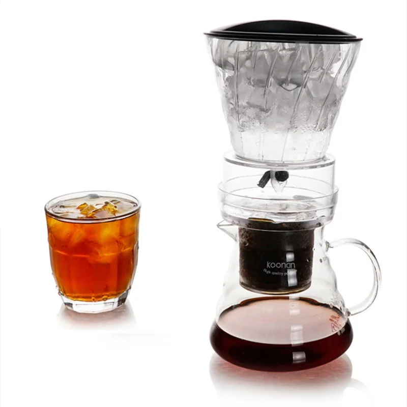 

Household Classic Ice Brew Coffee Maker 600ml 800ml Coffee Brew Ice Drip Pot