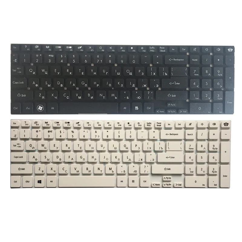 NEW Russian RU Keyboard for Gateway NV52L NV56R NV75S NV55 NV55S NV57H NV56 NV57 NV77 NV77H  PK130HQ1A09 MP-10K36D0-698