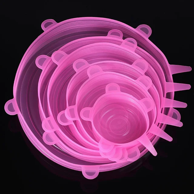 

6 шт. силиконовые крышки для банок