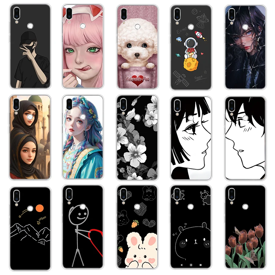 1 для meizu m6/note 9/m6s/note 8 чехол TPU Мягкий силиконовый защитный