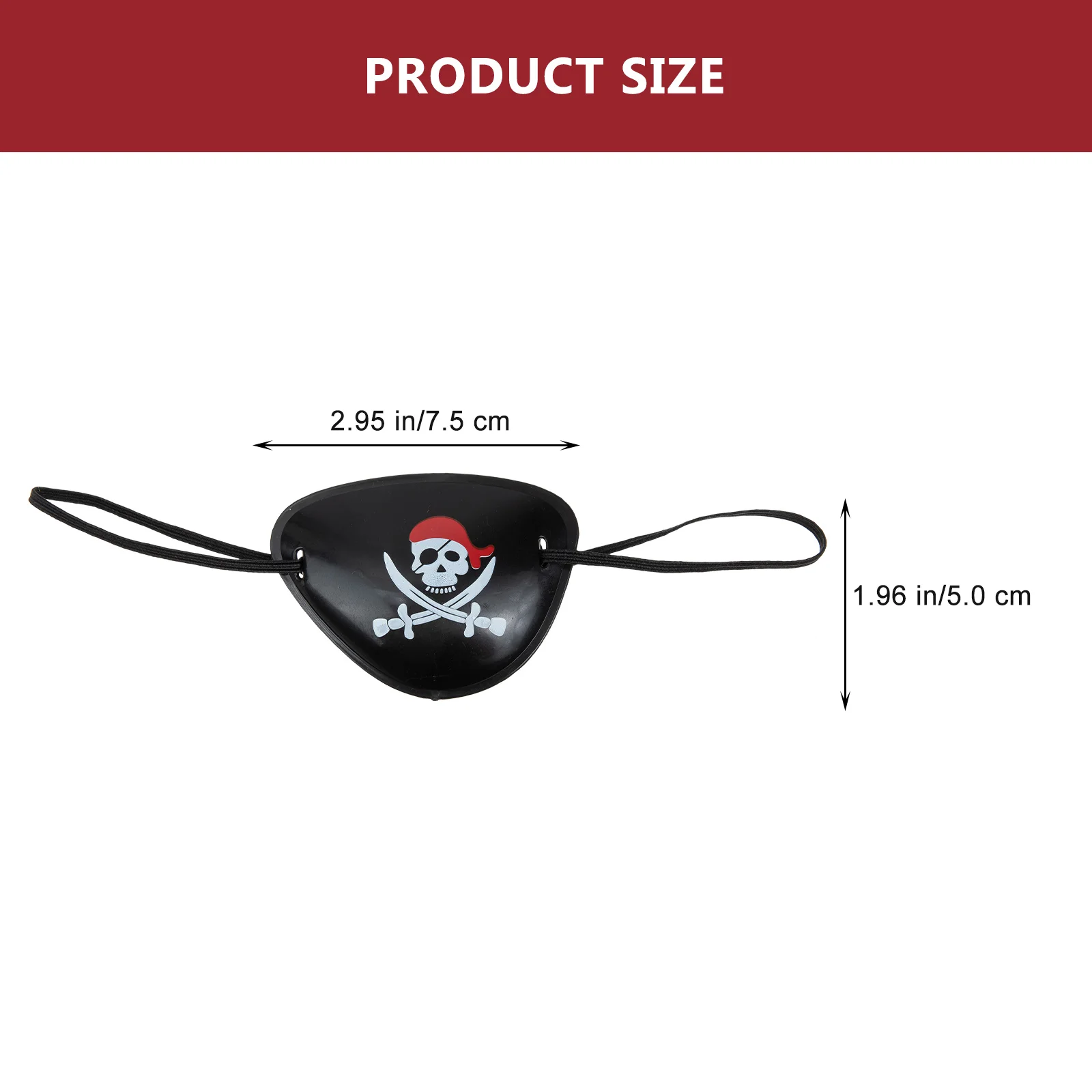 Пиратская повязка на глаза нашивка для косплея череп пародия маскарадная маска