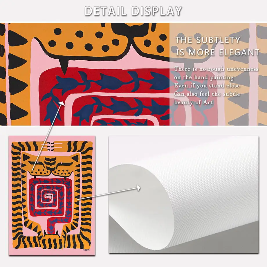 Абстрактный постер в стиле Древнего Египта