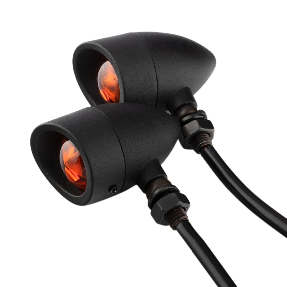 Индикаторы поворота мотоцикла желто-черный цвет сигнал лампа осветительные