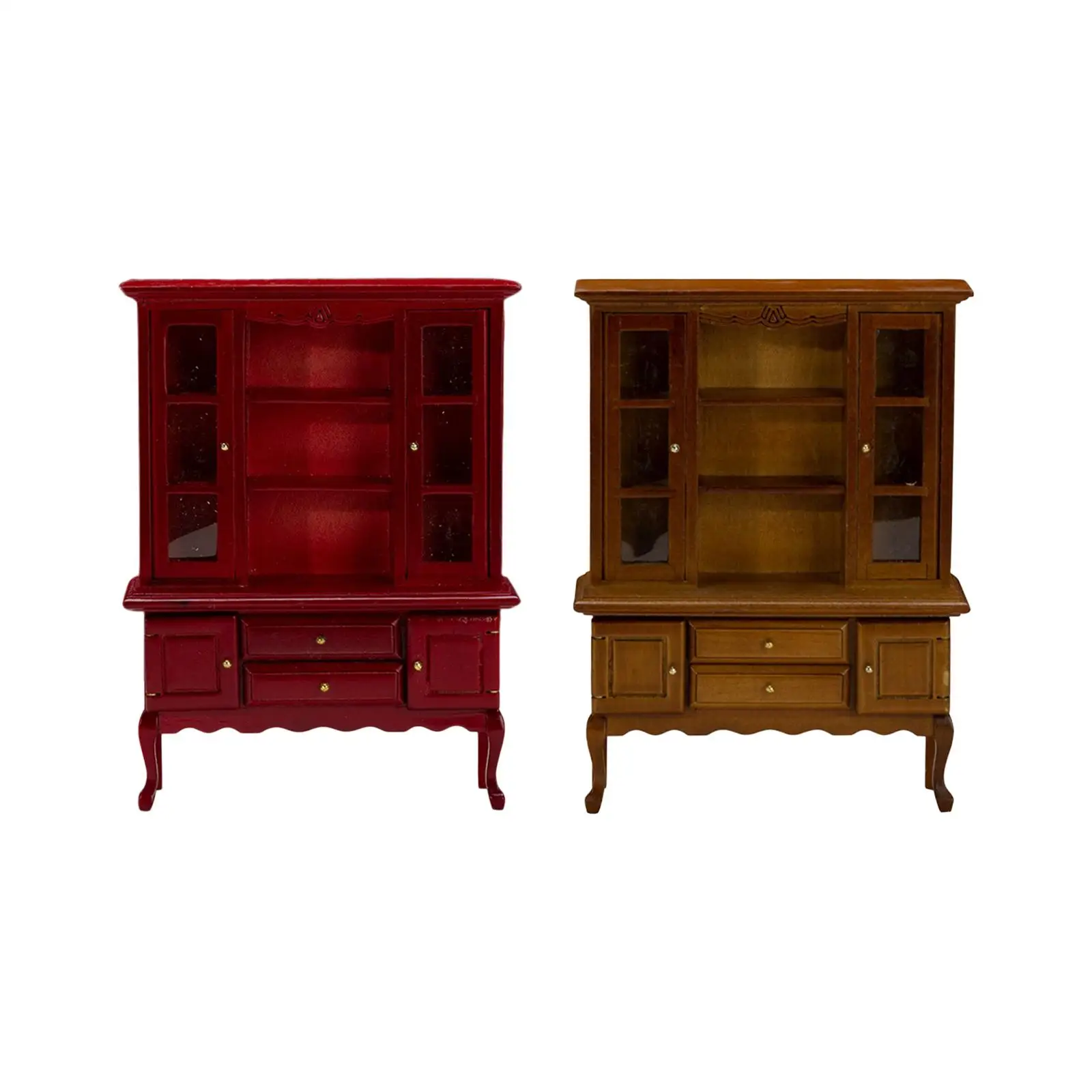 

Мебель для кукольного домика в масштабе 1:12, деревянная книжная полка, аксессуары, игрушка для гостиной, декор для шкафа