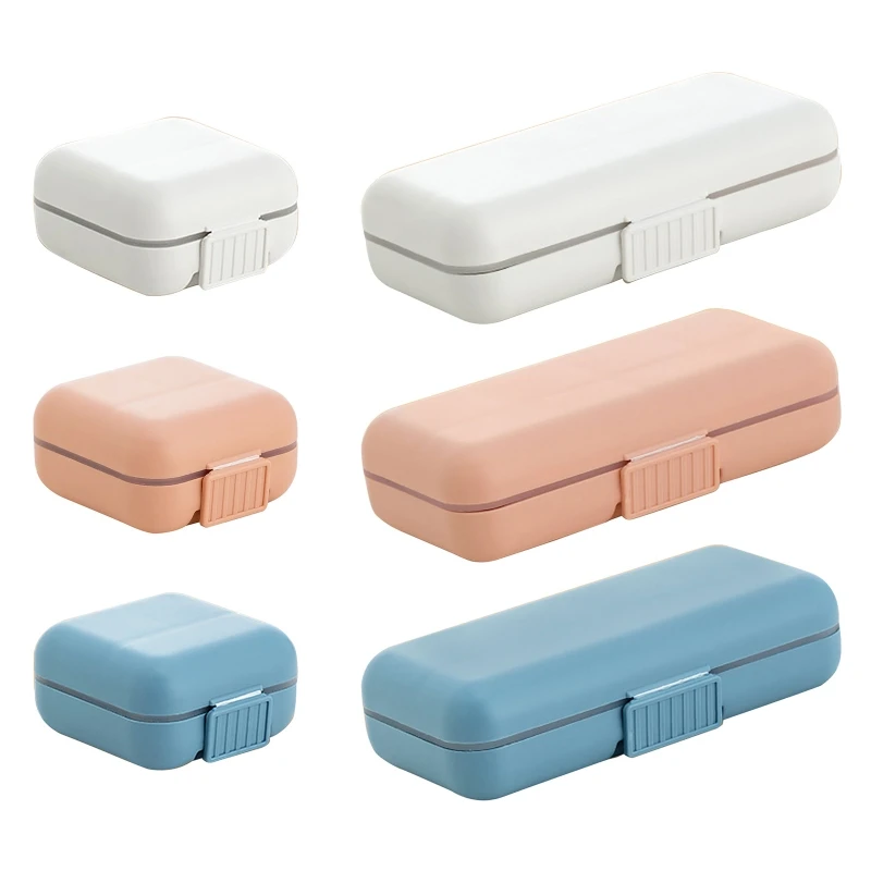 

Travel Mini Portable Pills Box Divider Pill Container Organizer Case