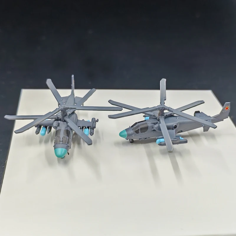 2 шт. 1/350 масштаб Ka-52 военная модель вооруженного вертолета цветная 3D печать